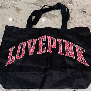PINK Victoria's Secret Black Tote Bag